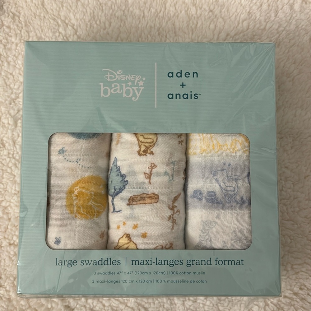 aden + anais Winnie the Pooh Swaddles